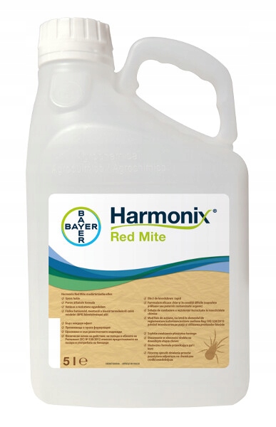 Oprysk Harmonix Red Mite 5 L fizyczne działanie na Ptaszyńca kurzego
