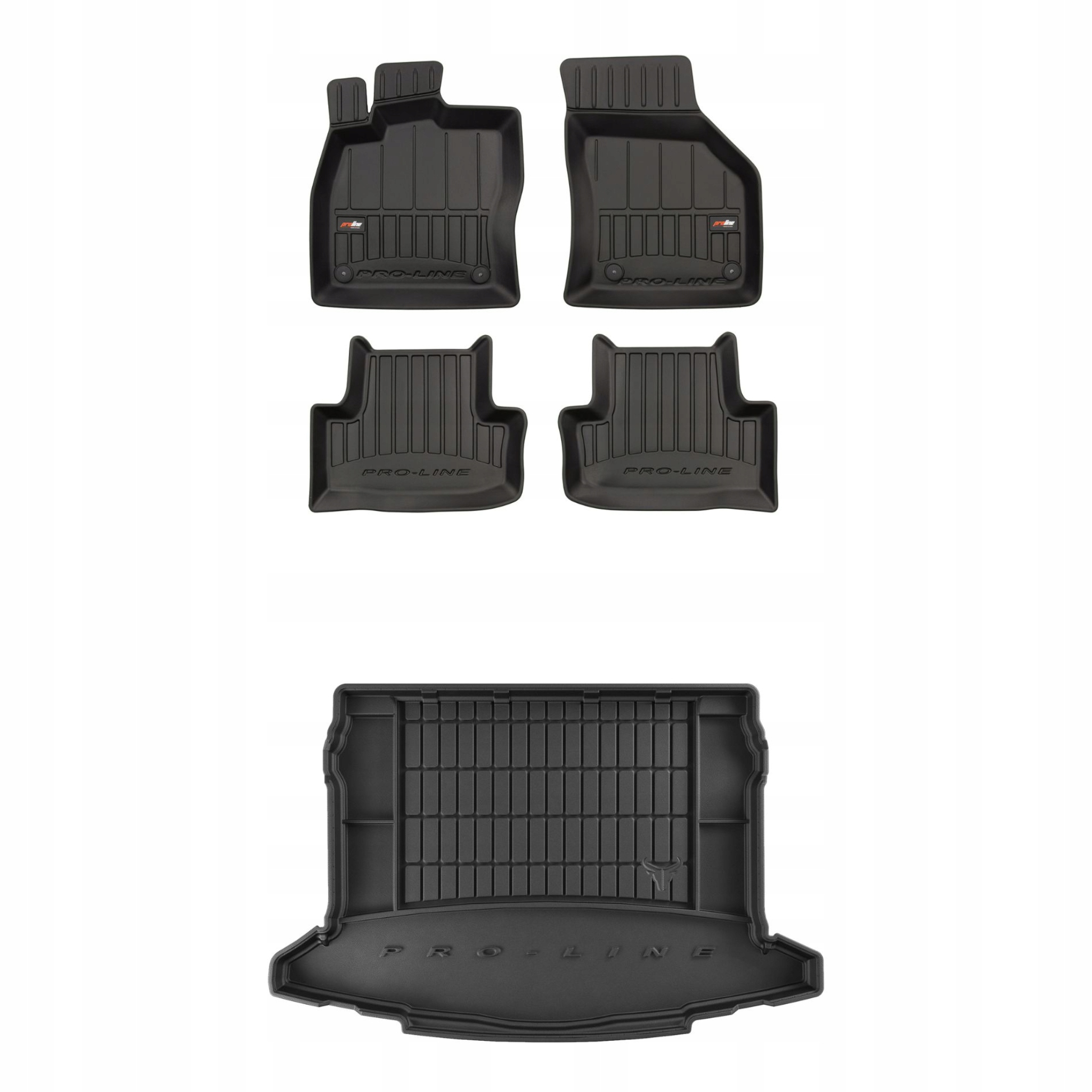 Sada gumových kobercov a rohoží pre Škoda Karoq 2017-