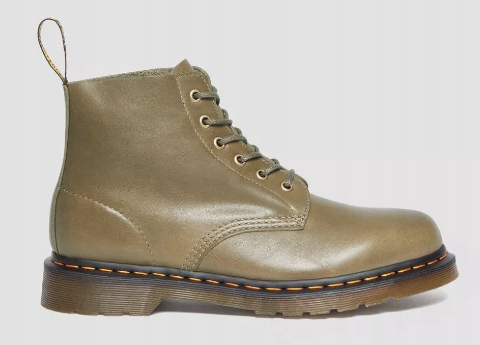 Boty Dr. Martens Kanady U101 Olive 30886352 Carrara Leather Velikost 46