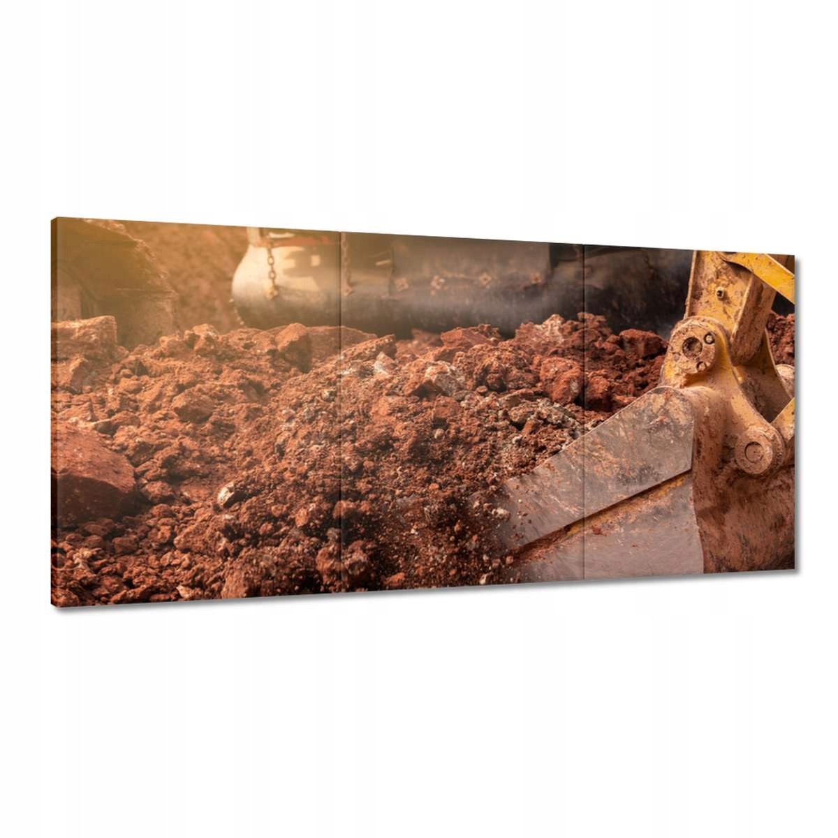 Obrazy 180x90 Bager na kopanie pôdy