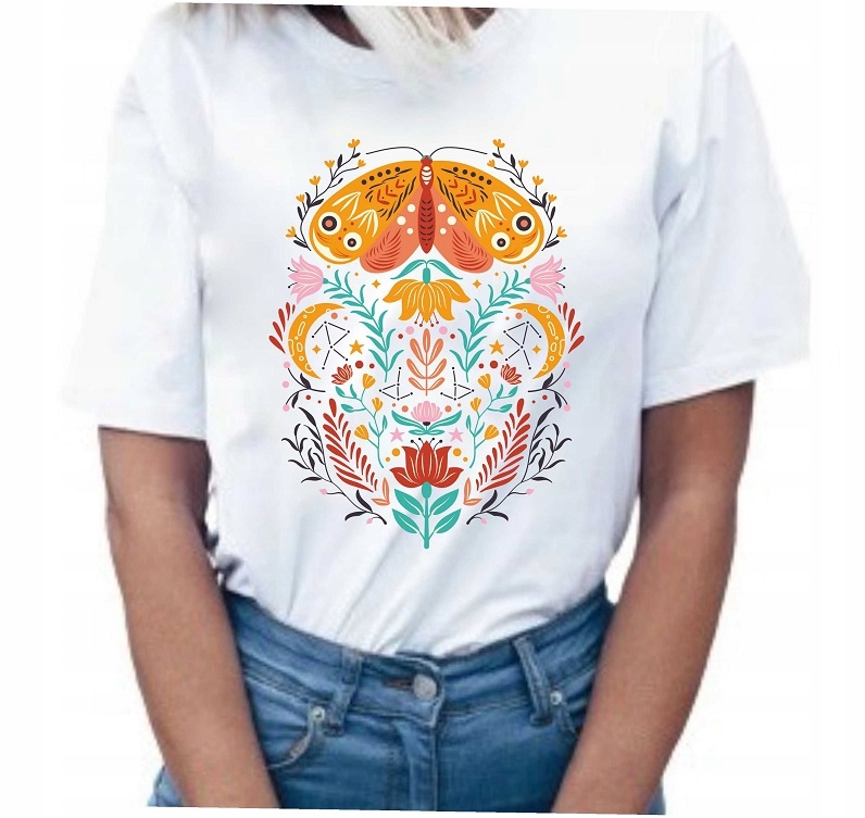 

Koszulka damska z nadrukiem Boho T-shirt S