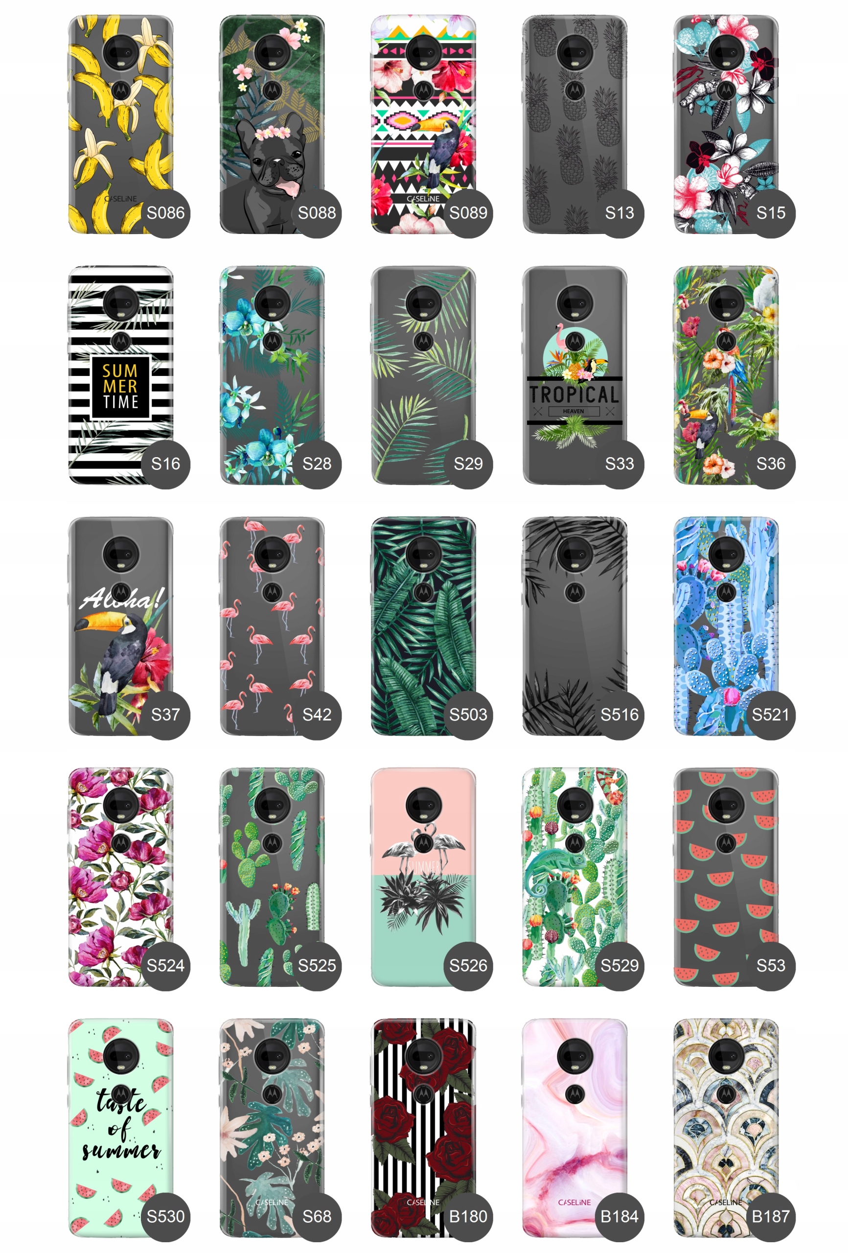 Etui do Motorola Moto G7 case guma wzory