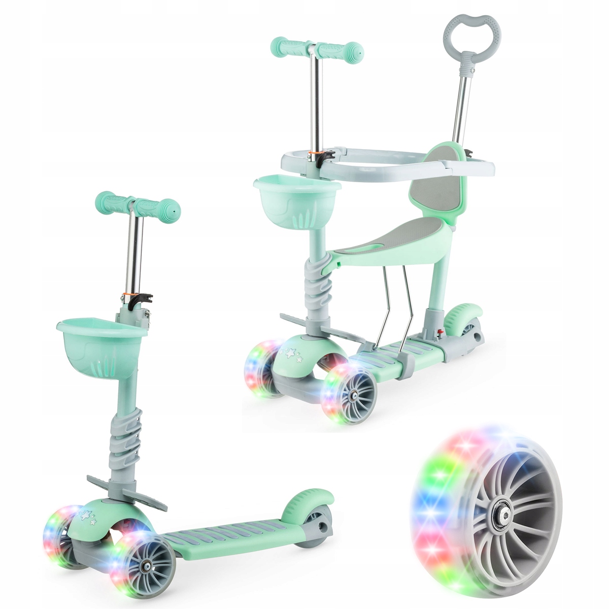 

Hulajnoga Trójkołowa Balansowa 5W1 Dla Dzieci