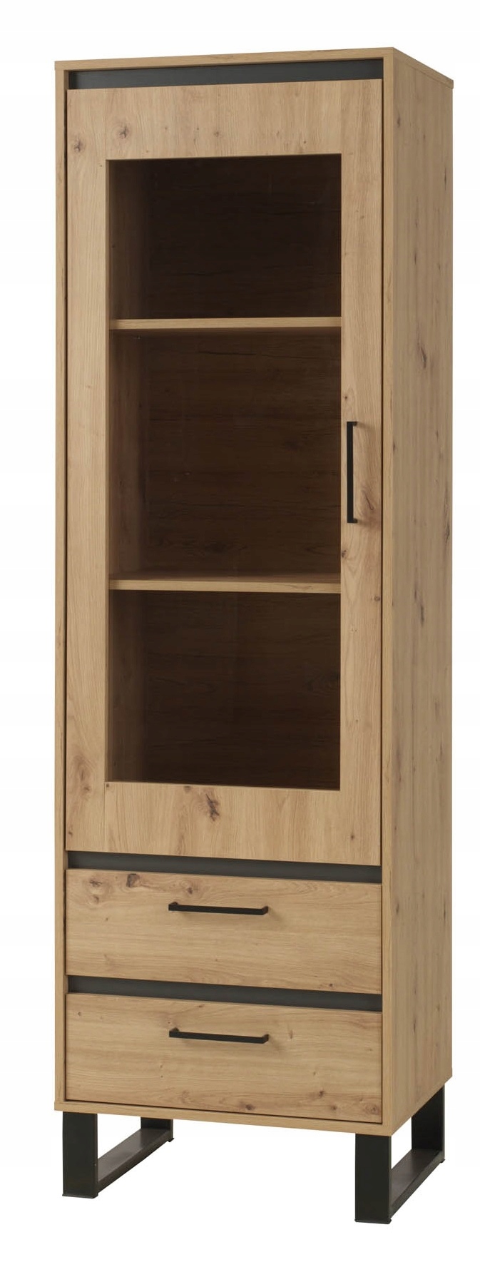 

Nowoczesna witryna z szufladami loft 60 cm Nordi 3