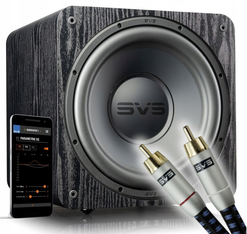 Subwoofer aktywny Svs SB-1000 Pro czarny kabel Svs Rca-rca 5m