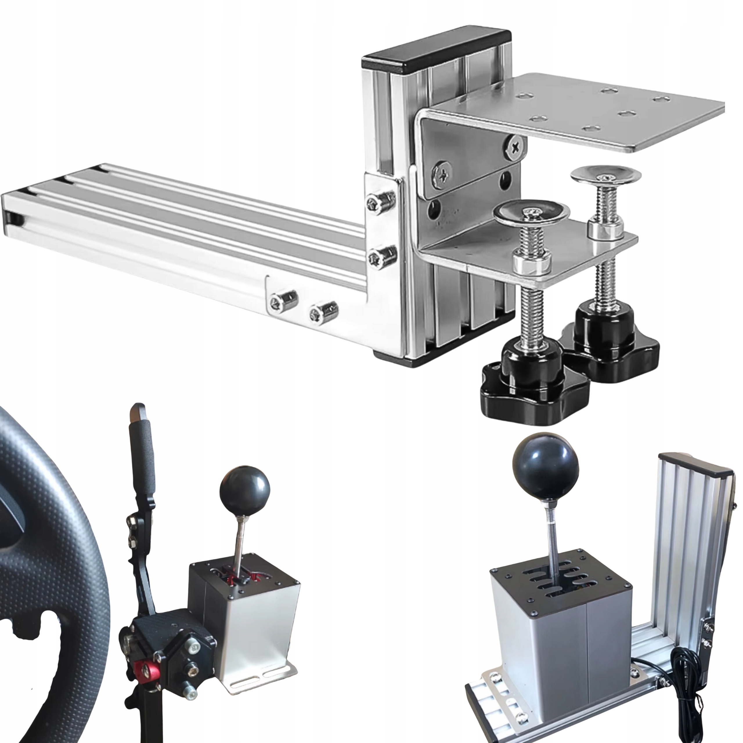 Upevnění Ručního Řadicího Shifteru K Psacímu Stolu Logitech Thrustmaster
