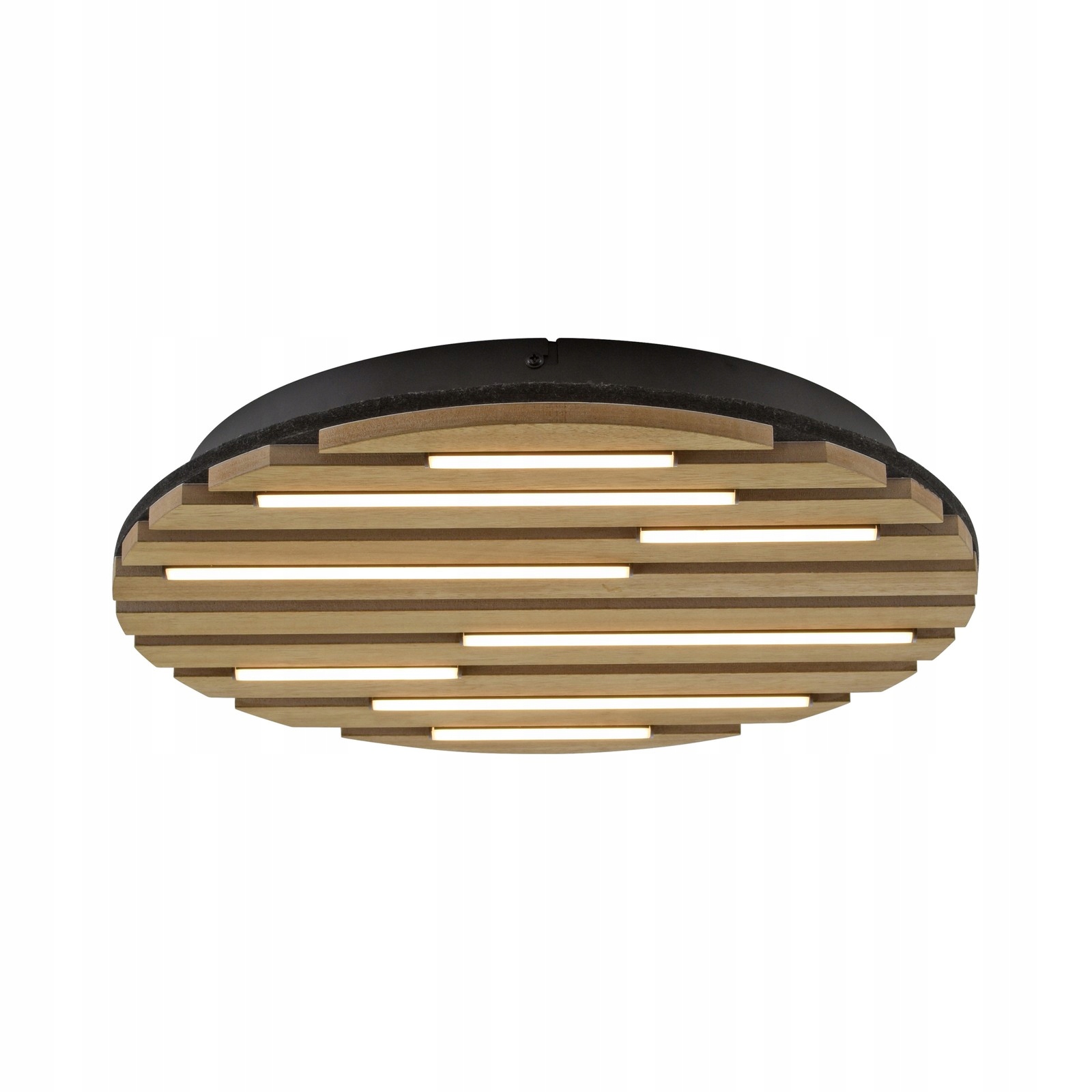 Just Light Stropná lampa Akkustik Lbh 38x38x5 cm drevená stropná lampa