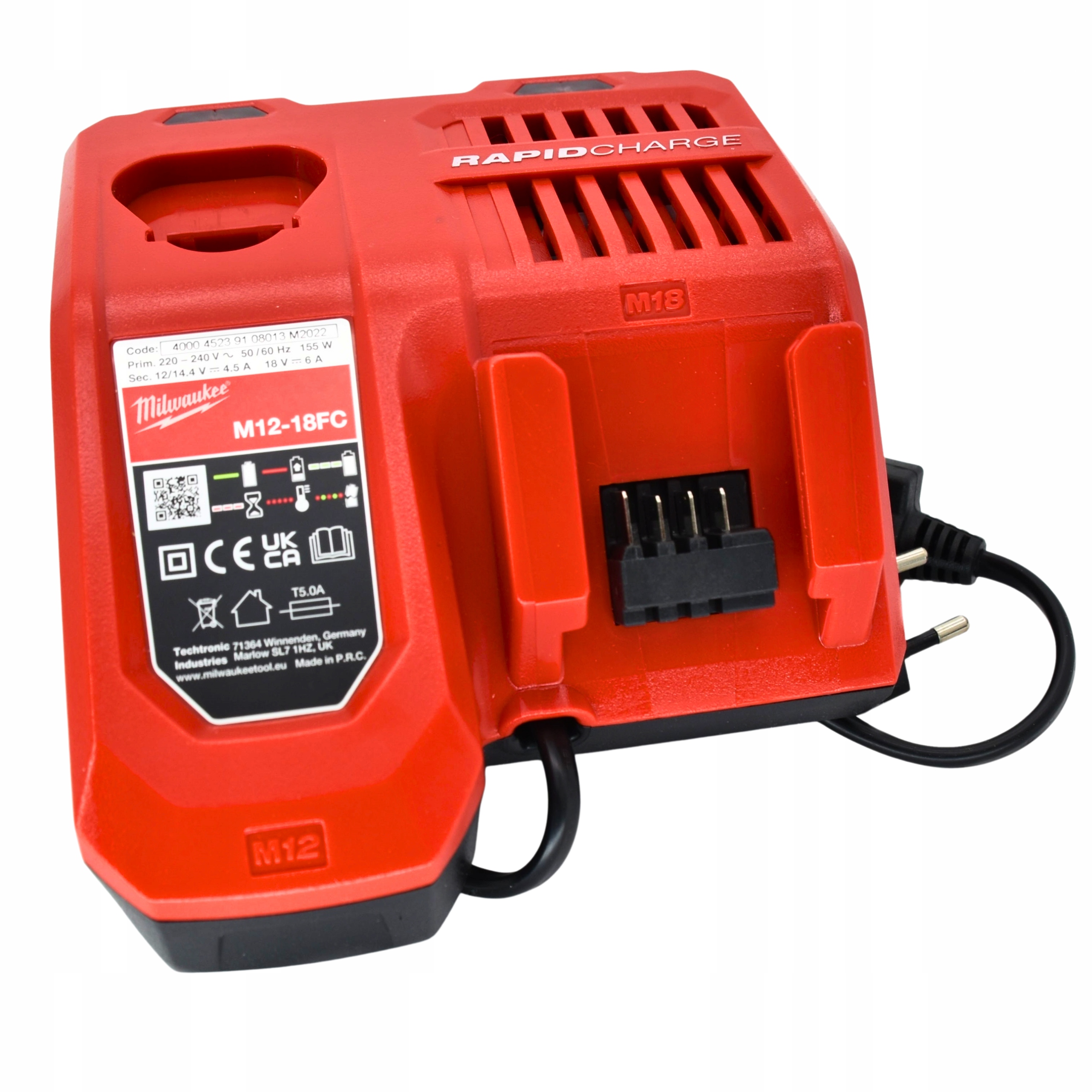 Ładowarka Szybka do akumulatora Milwaukee M12-18FC 240V M12 M18
