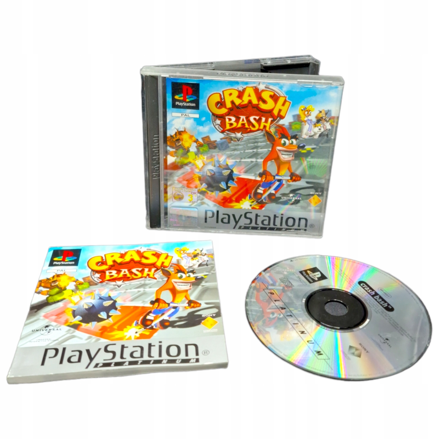 CRASH BASH Sony PlayStation (PSX PS1 PS2 PS3) Platforma Sony PlayStation (PSX)