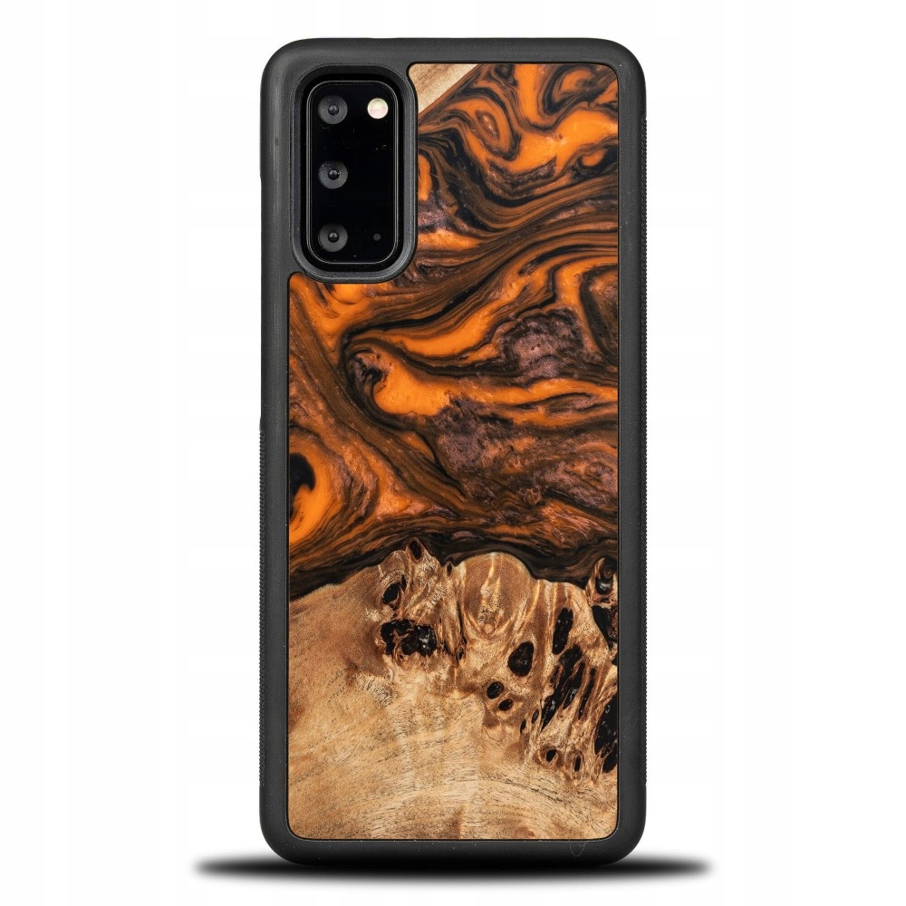 Pouzdro Bewood Unikátní pro Samsung Galaxy S20 oranžové