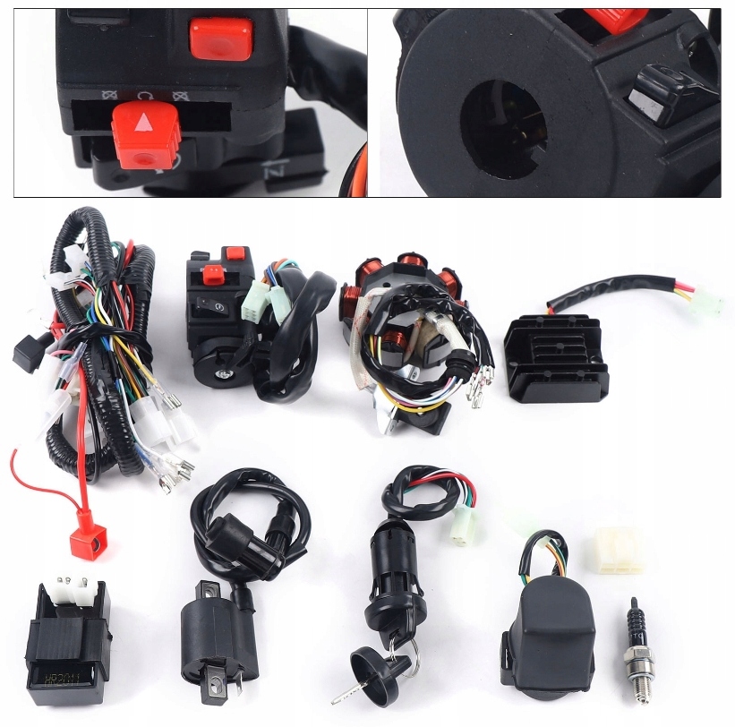 INSTALACJA ELEKTRYCZNA QUAD ATV 150-250 KOMPLETNA EAN (GTIN) 5905476000156