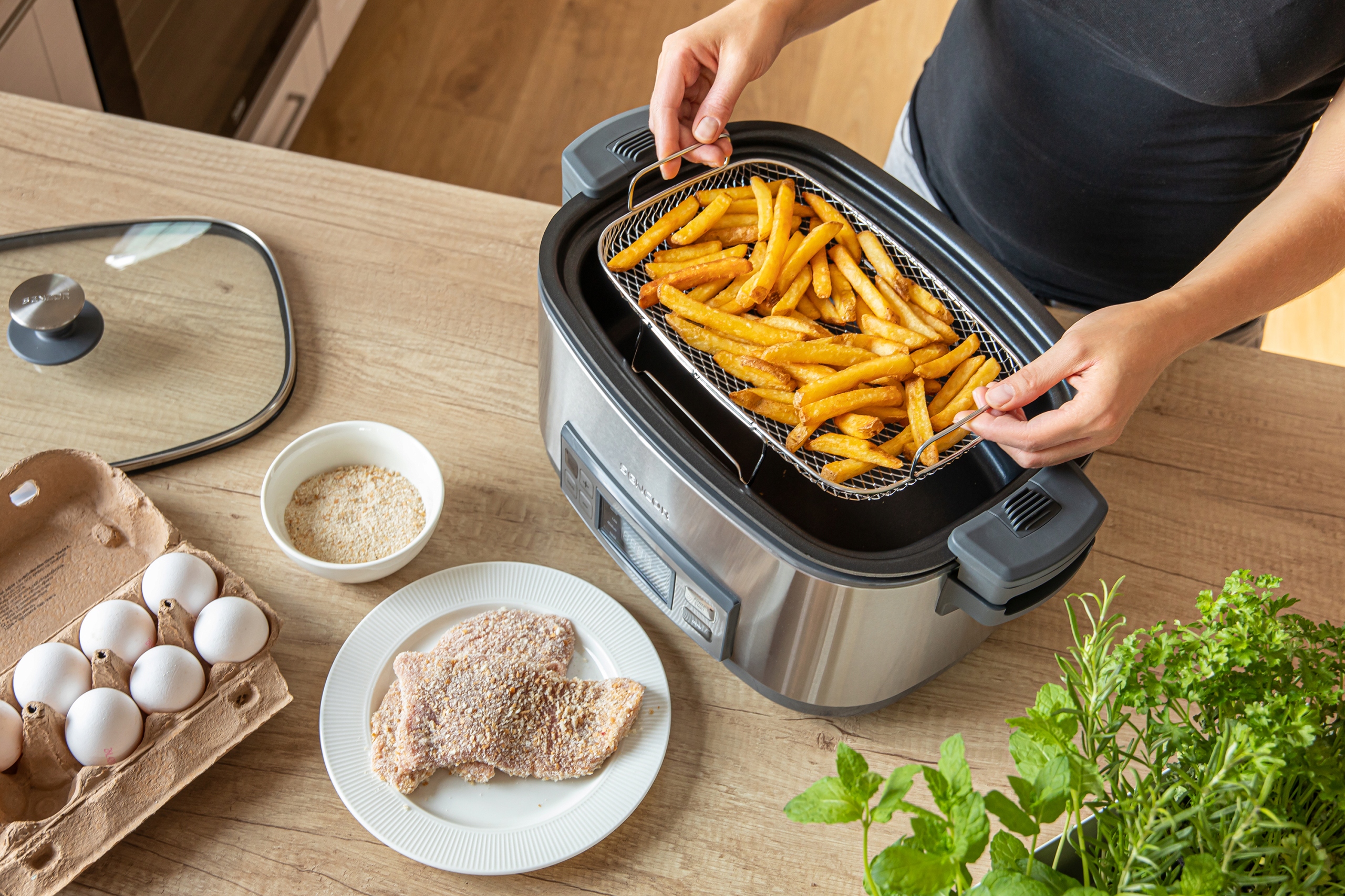 Wolnowar Sencor SPR 5500SS 6 l srebrny/szary 1350 W Funkcje urządzenia opóźniony start