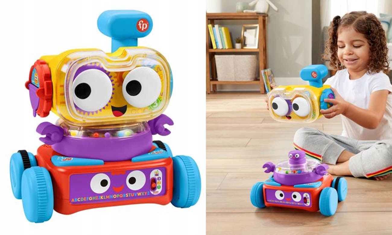 Fisher-Price Uczący przyjaciel robot 4w1 HCK41 Szerokość produktu 24.3 cm