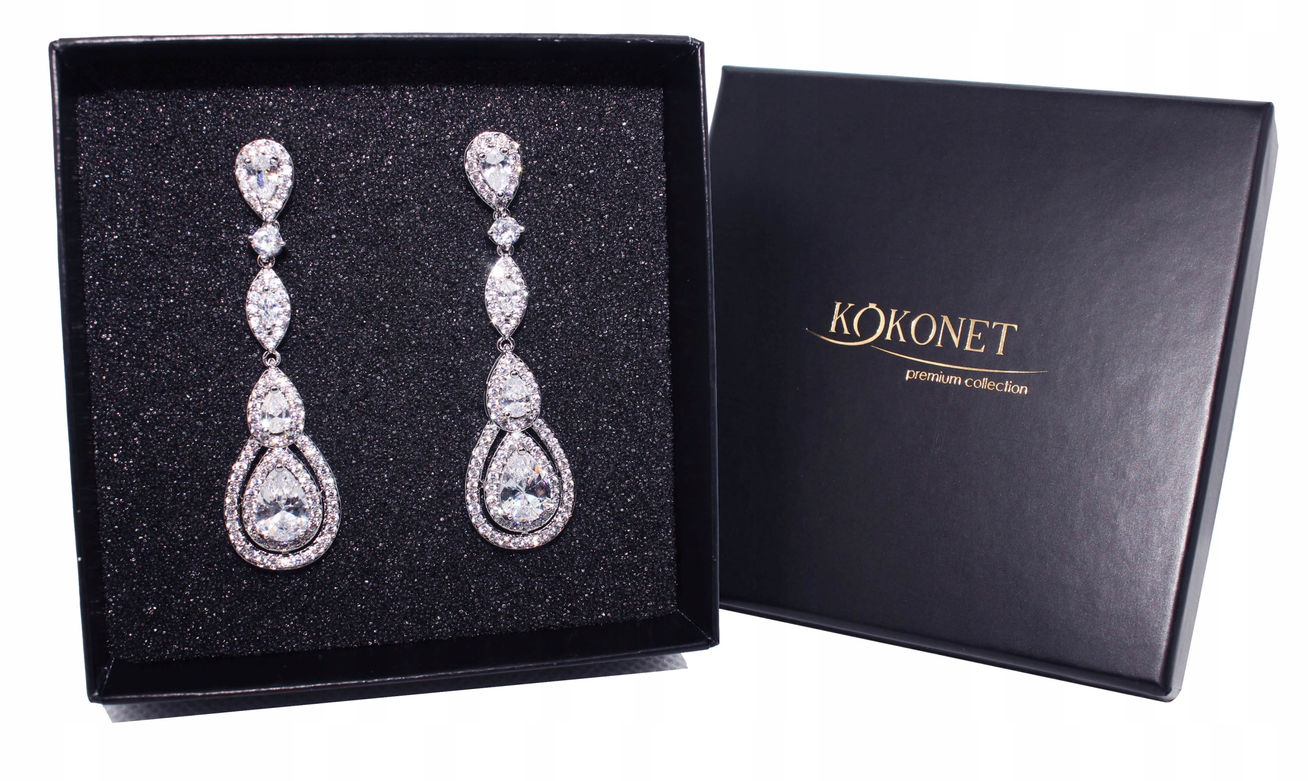 Náušnice dlouhé Nádherné Slipy Srebnre Elegantní