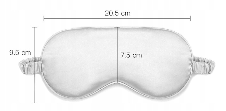 SATYNOWA MIĘKKA OPASKA NA OCZY MASKA DO SPANIA Nazwa koloru producenta FIOLETOWY