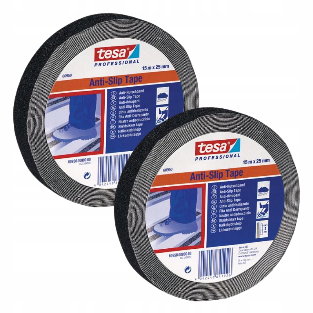 Tesa Lepicí páska samolepicí na schody protiskluzová 15 m x 25 mm x2
