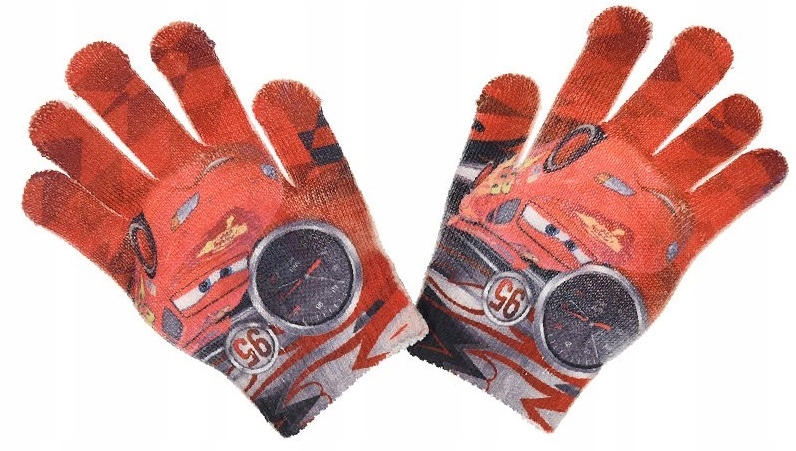 

Rękawiczki chłopięce z nadrukiem Disney Cars