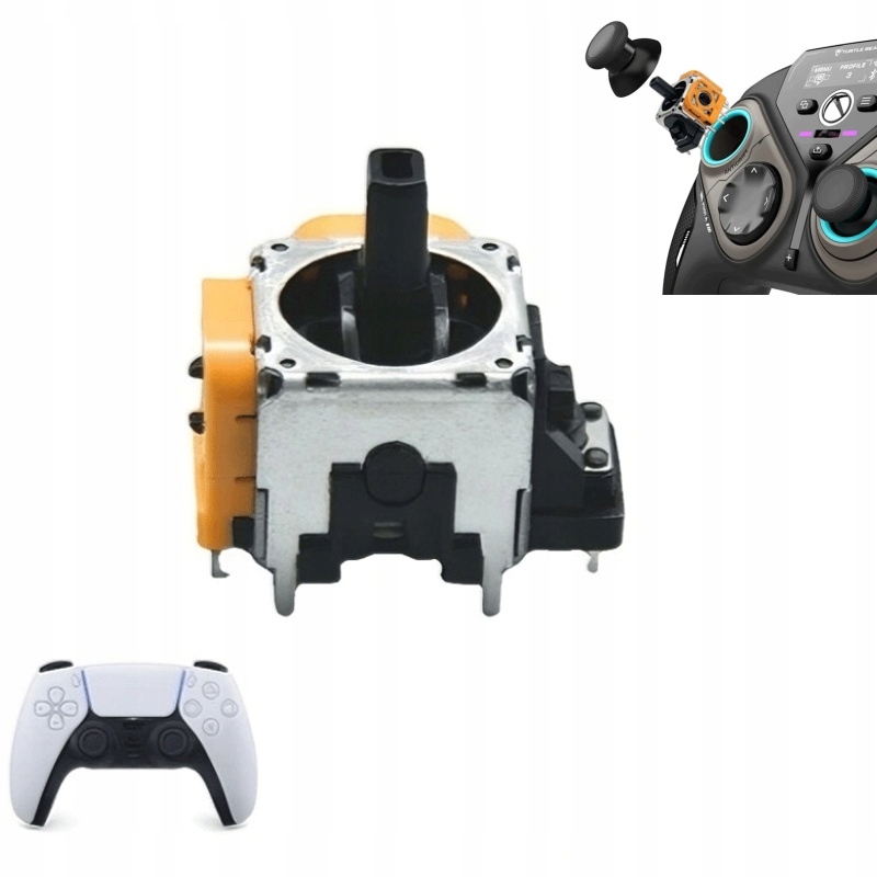 2x Drążek gałka analog magnetyczny do PS5 Dualsense + 2x Drążek + PROGRAM