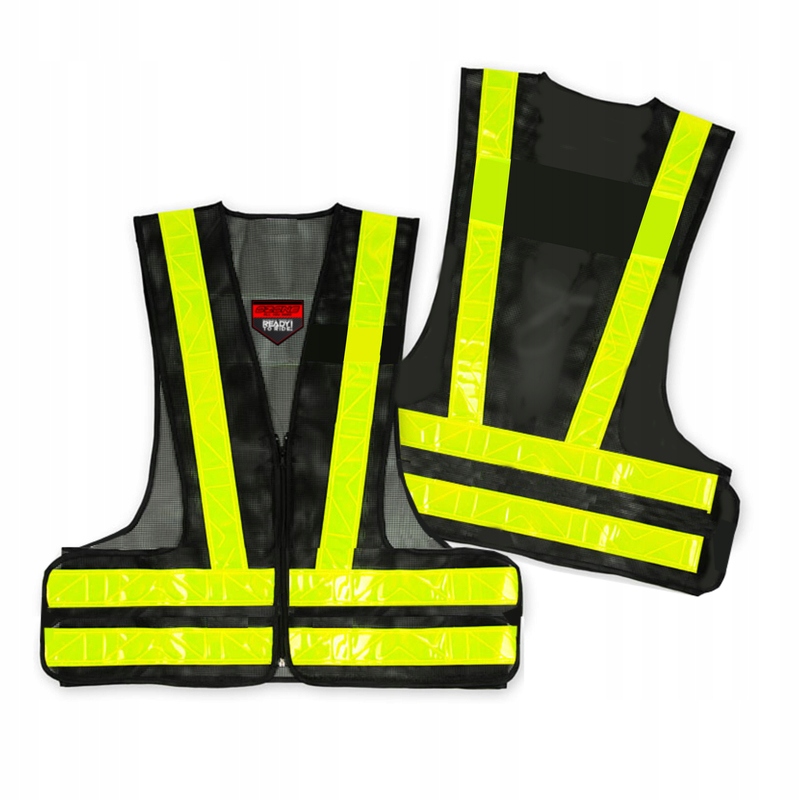 

Ozone Kamizelka Odblaskowa Vest Black Fluo Yell XL