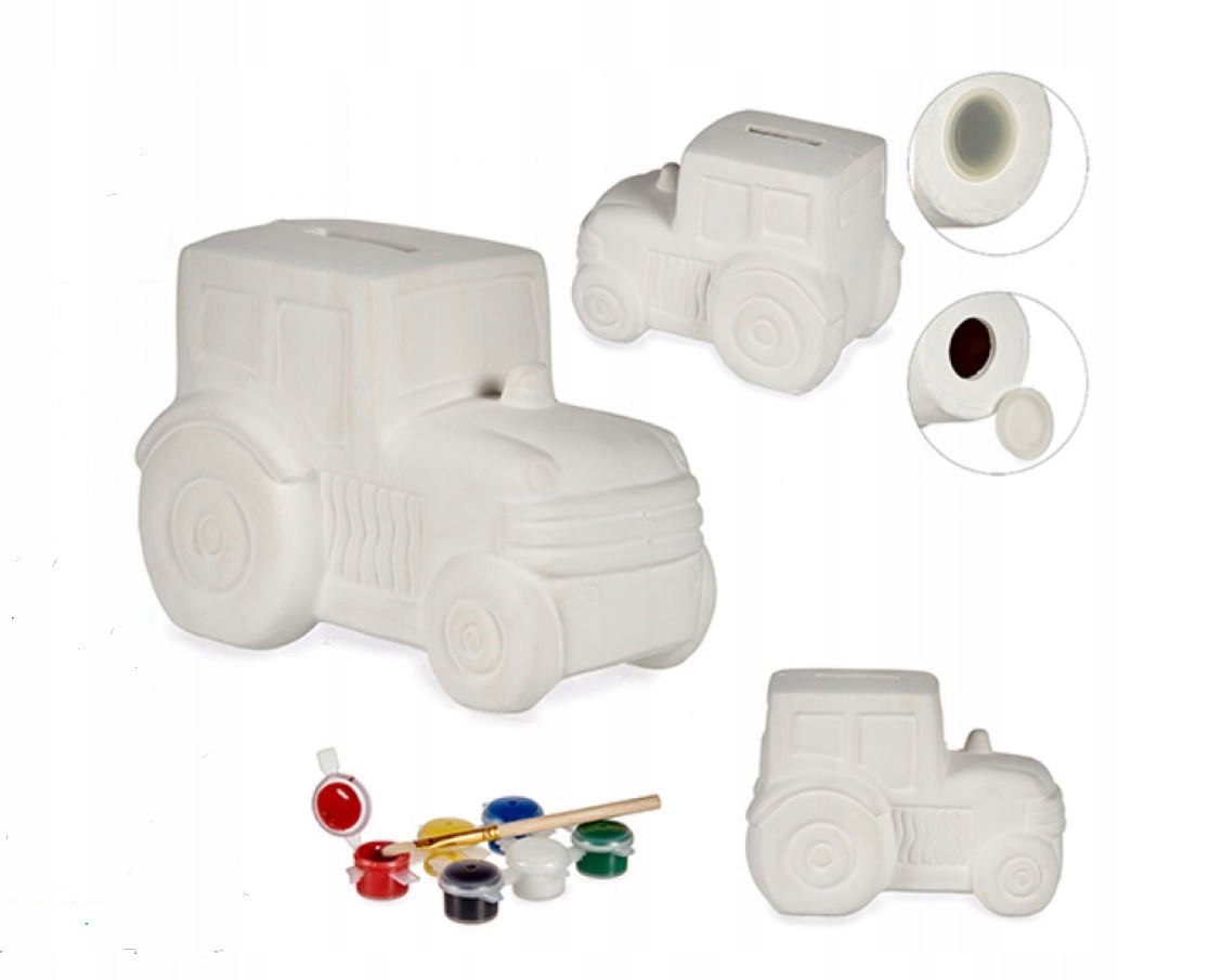 

Skarbonka Traktor Do Malowania Money $