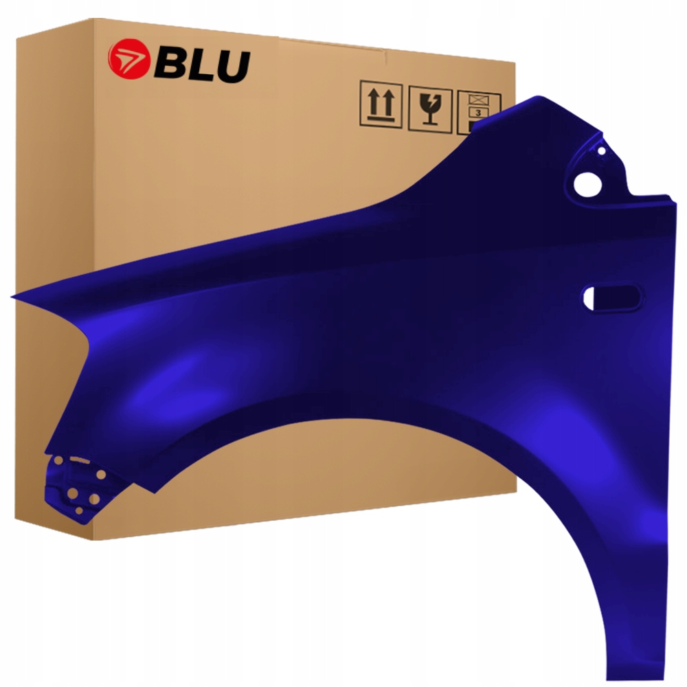 Blu Blatník Vw Fox LB5N levý modrý 05-11 přední