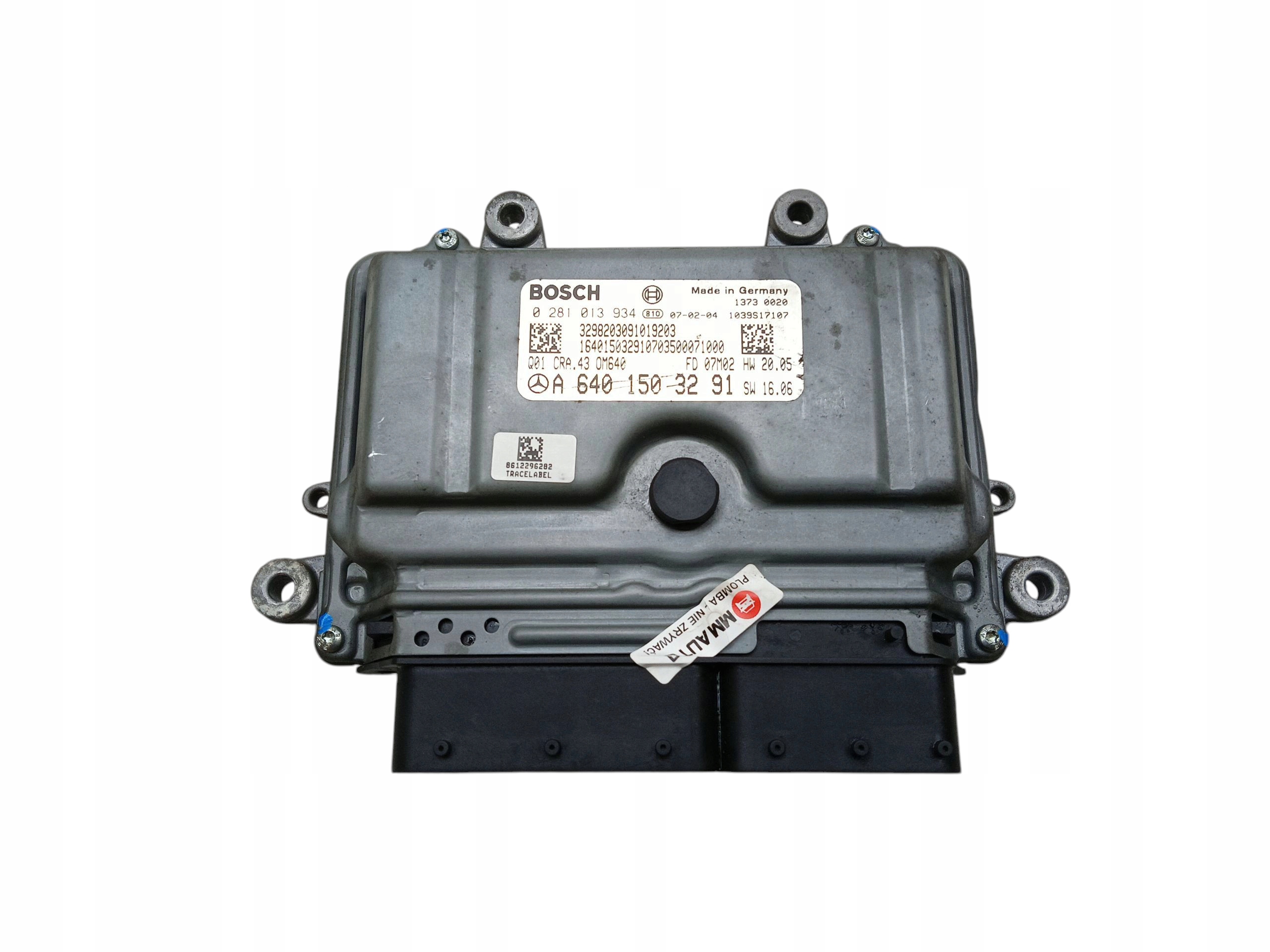 computer control unit of the engine MERCEDES A W169 2.0 CDI 82KM A6401503291