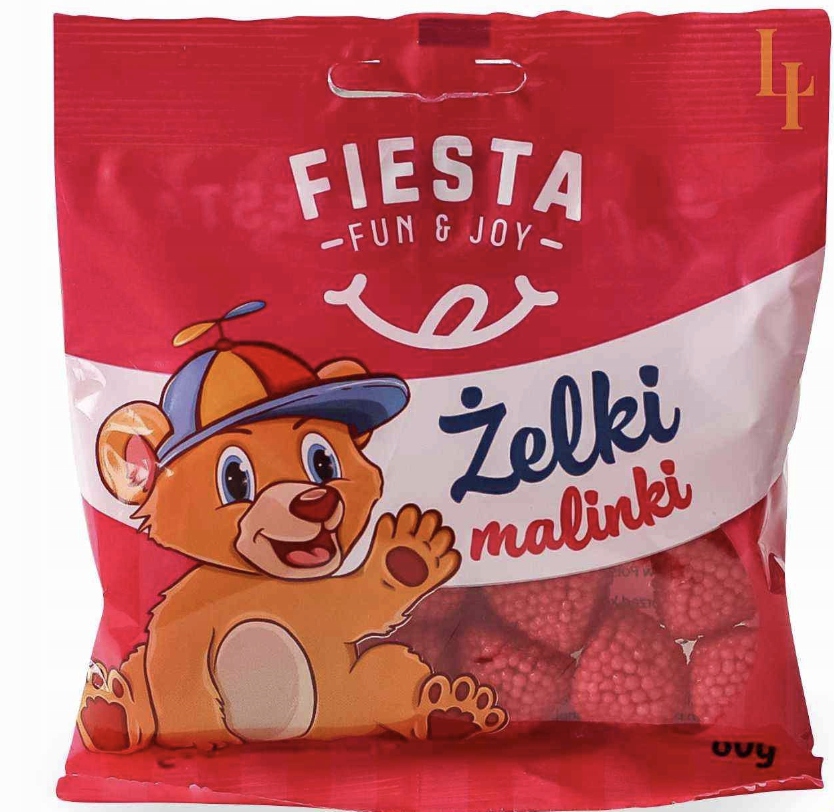 FIESTA Żelki MALINKI 80g (5907596450095) • Cena, Opinie • Żelki ...