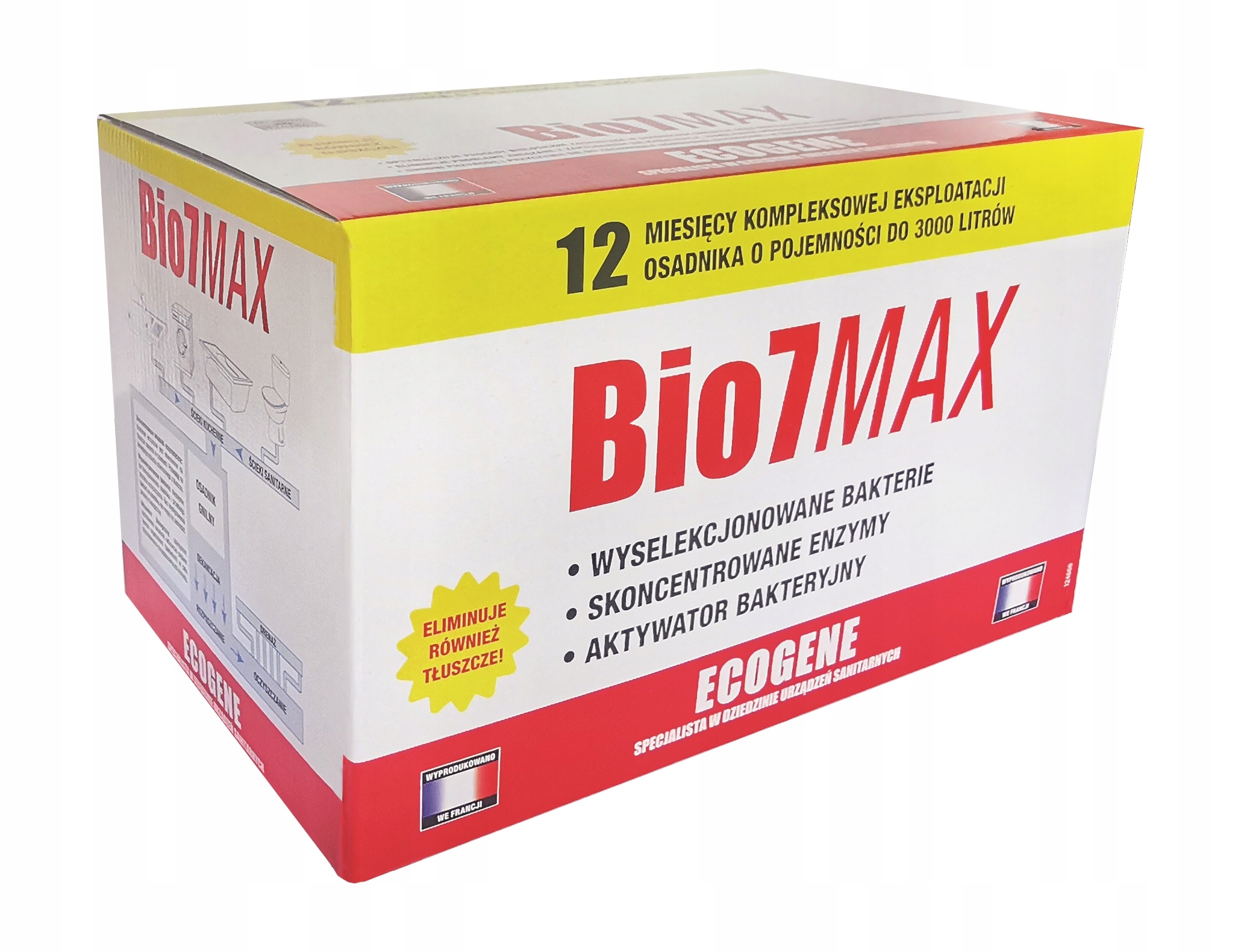 

Bio 7 Max 2KG Bakterie Szamba Oczyszczalni bio 7