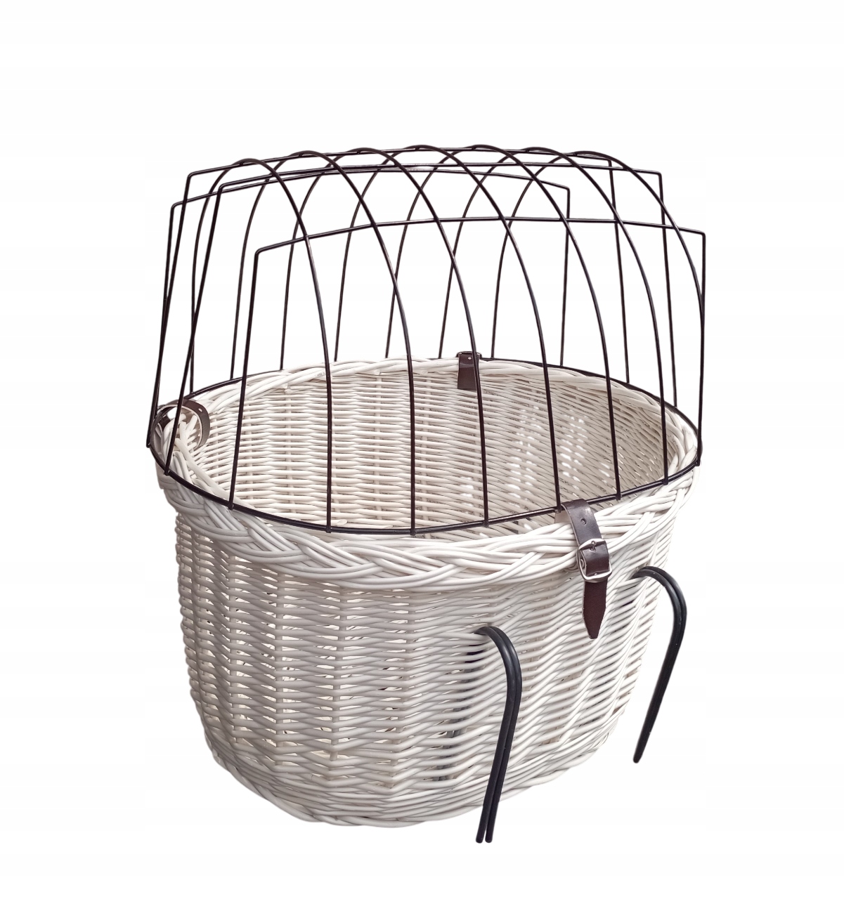 Kosz wiklinowy Koszyk na rower Transporter dla Psa