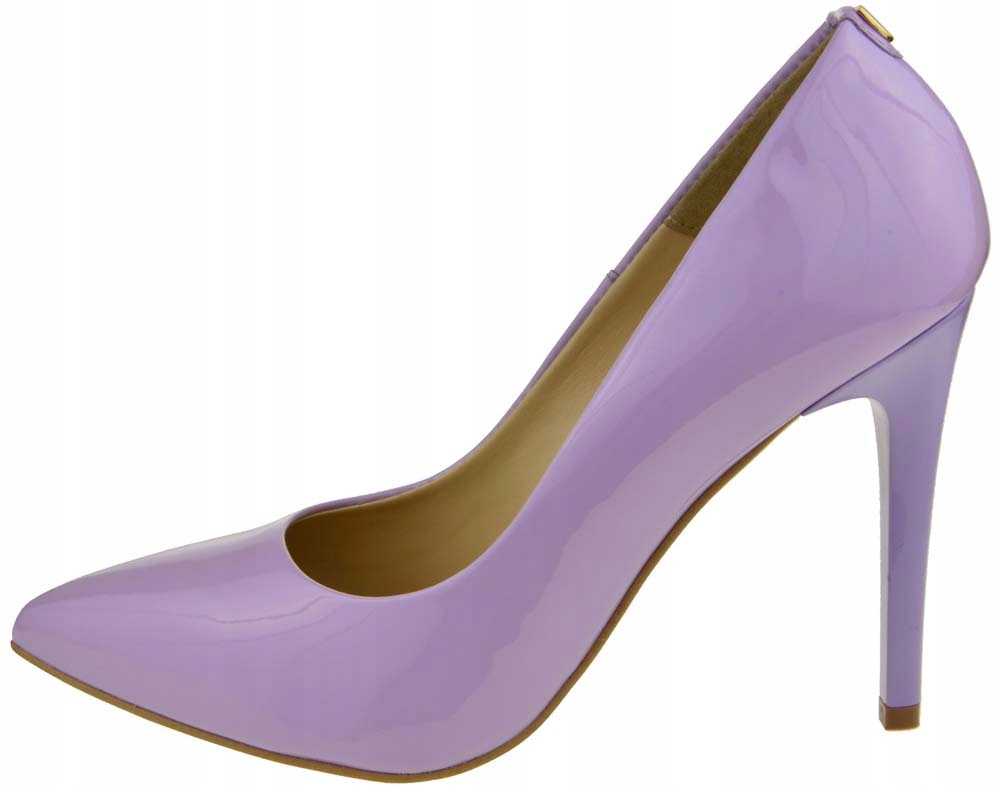 Lila kožené lodičky elegantní dámské klasické lodičky Sala 35