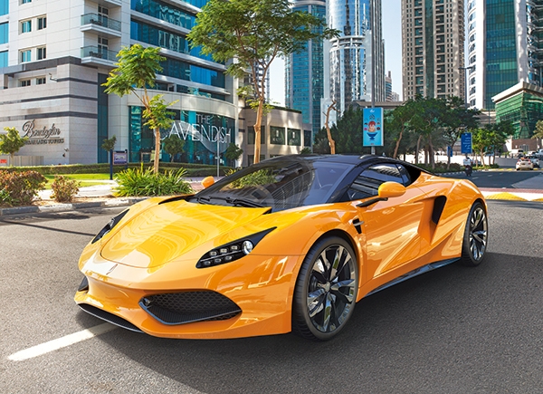 

Puzzle Auto Samochód Sportowe 6+ 100 El Castor