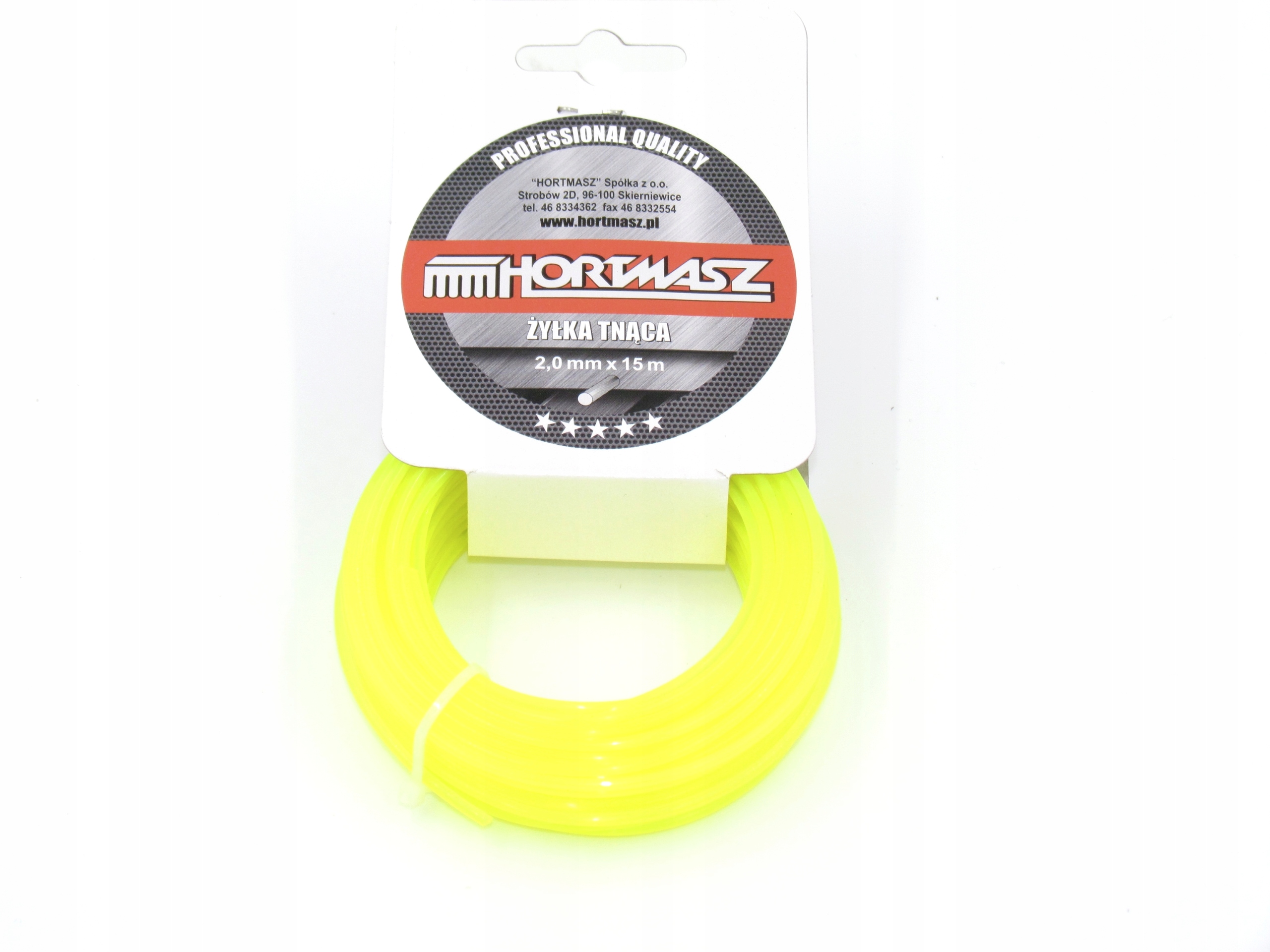 

Żyłka Tnąca Kosa Podkaszarka 1.65mm X 15M Hortmasz