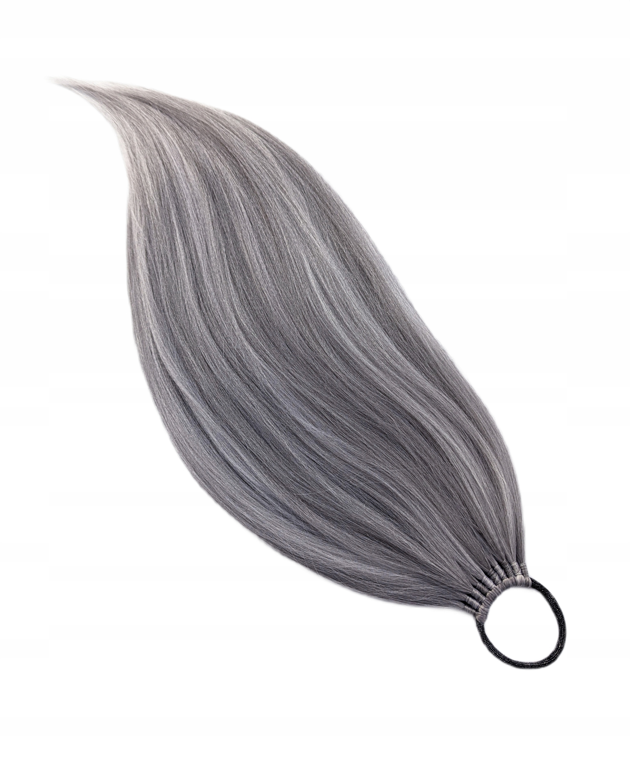 Připínací poník na gumičku, Kuc-Gumka, Příčesek, šedý, Srezbrzysta Dam, 40 cm