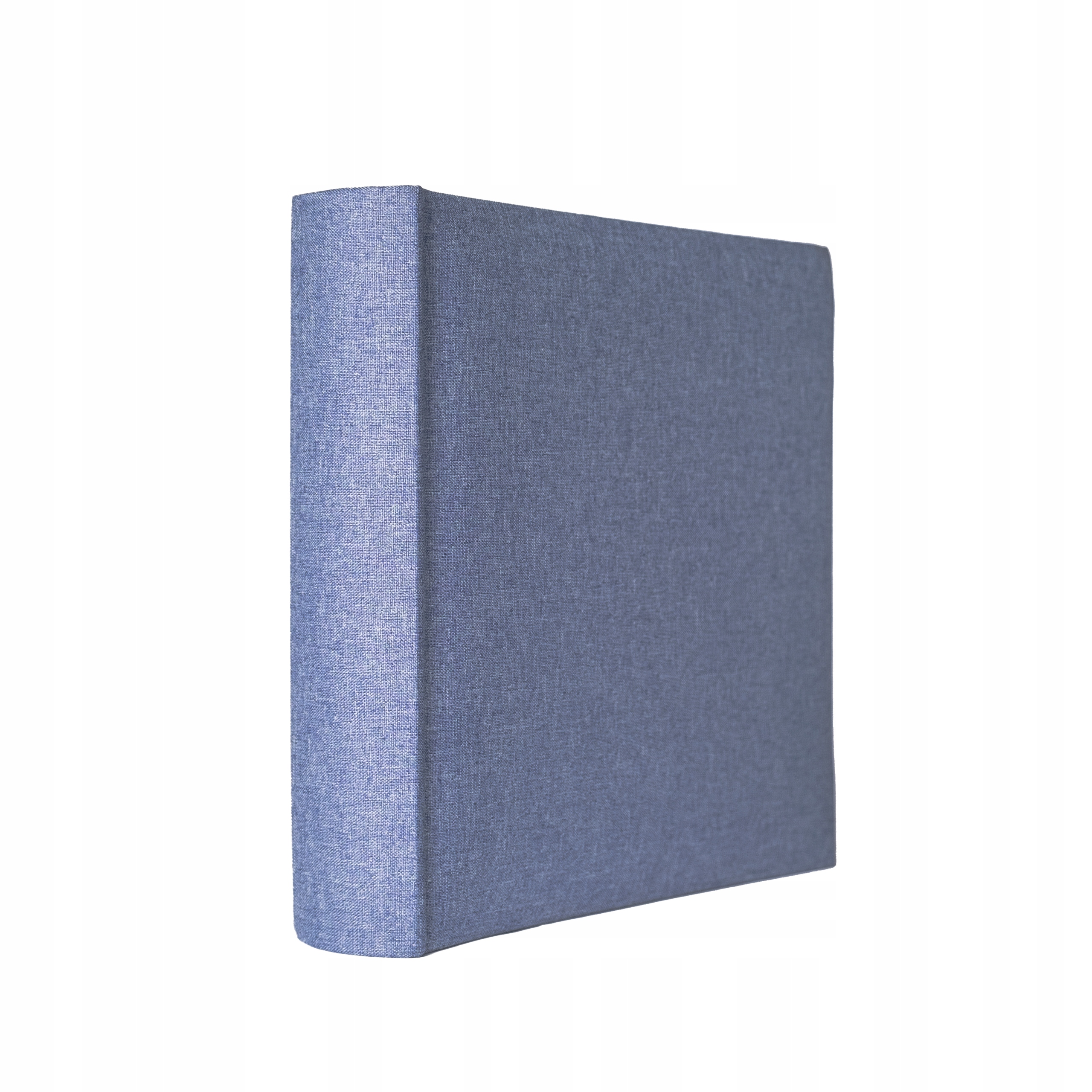 Kieszeniowy album na 200 zdjęć 10x15 Linen niebieski kwadrat