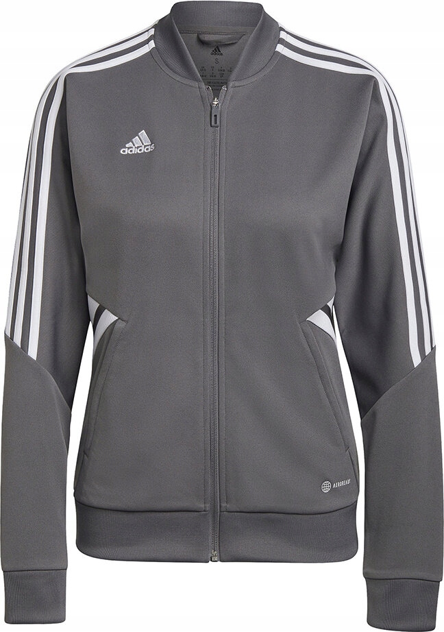 Mikina Adidas Condivo 22 Track Jacket Full Zip Šedo-bílá vel. Xs