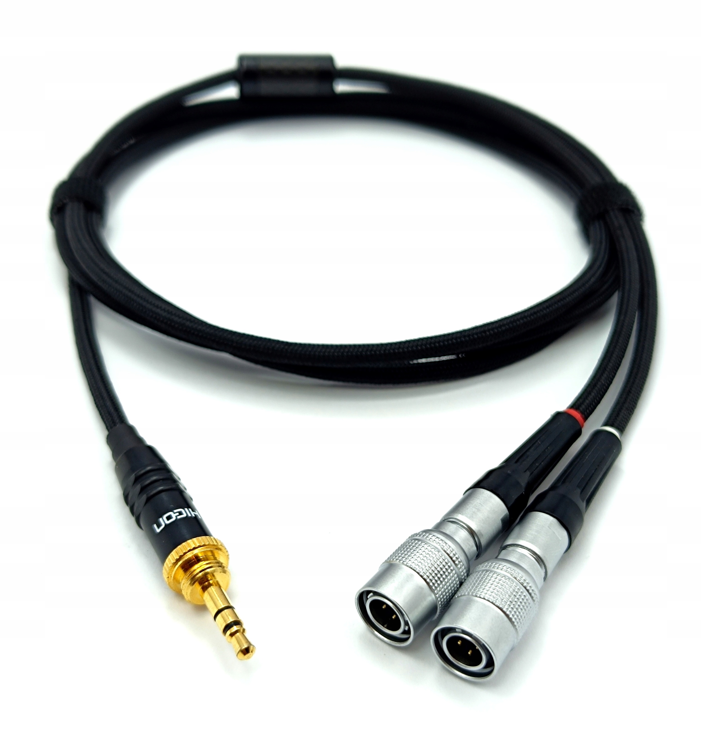 Kábel pre Sendy Audio Peacock ručne vyrobený Canare L-4E5C 3,5 mm Hicon