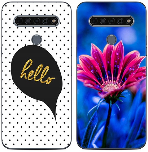 

2+1 Etui Silikon Foto Do Lg K61 Szkło