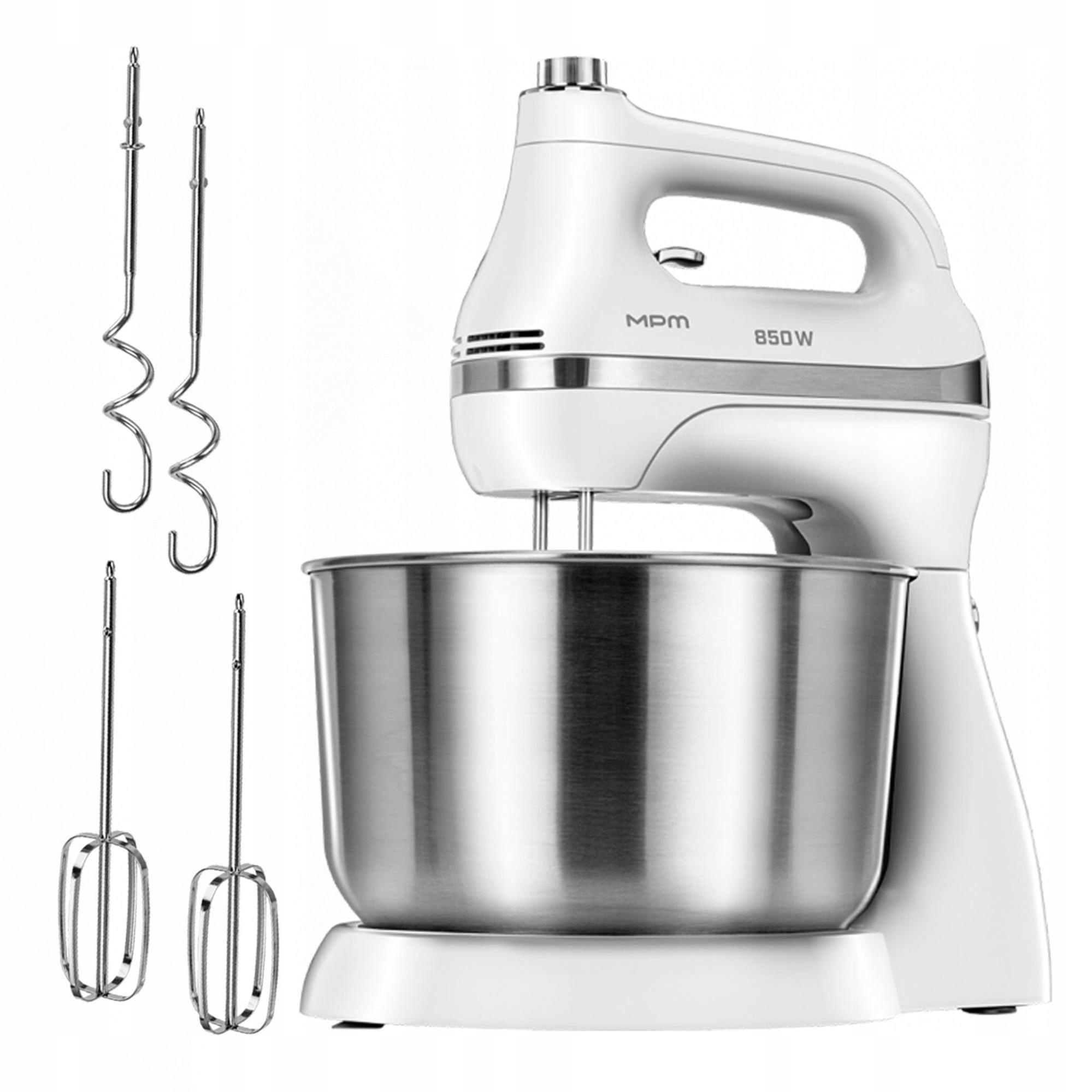 Mixér S Otočnou Mísou Mpm MMR-26Z/B 850W Ocelová Mísa 4,2L Vysoký Turbo Výkon