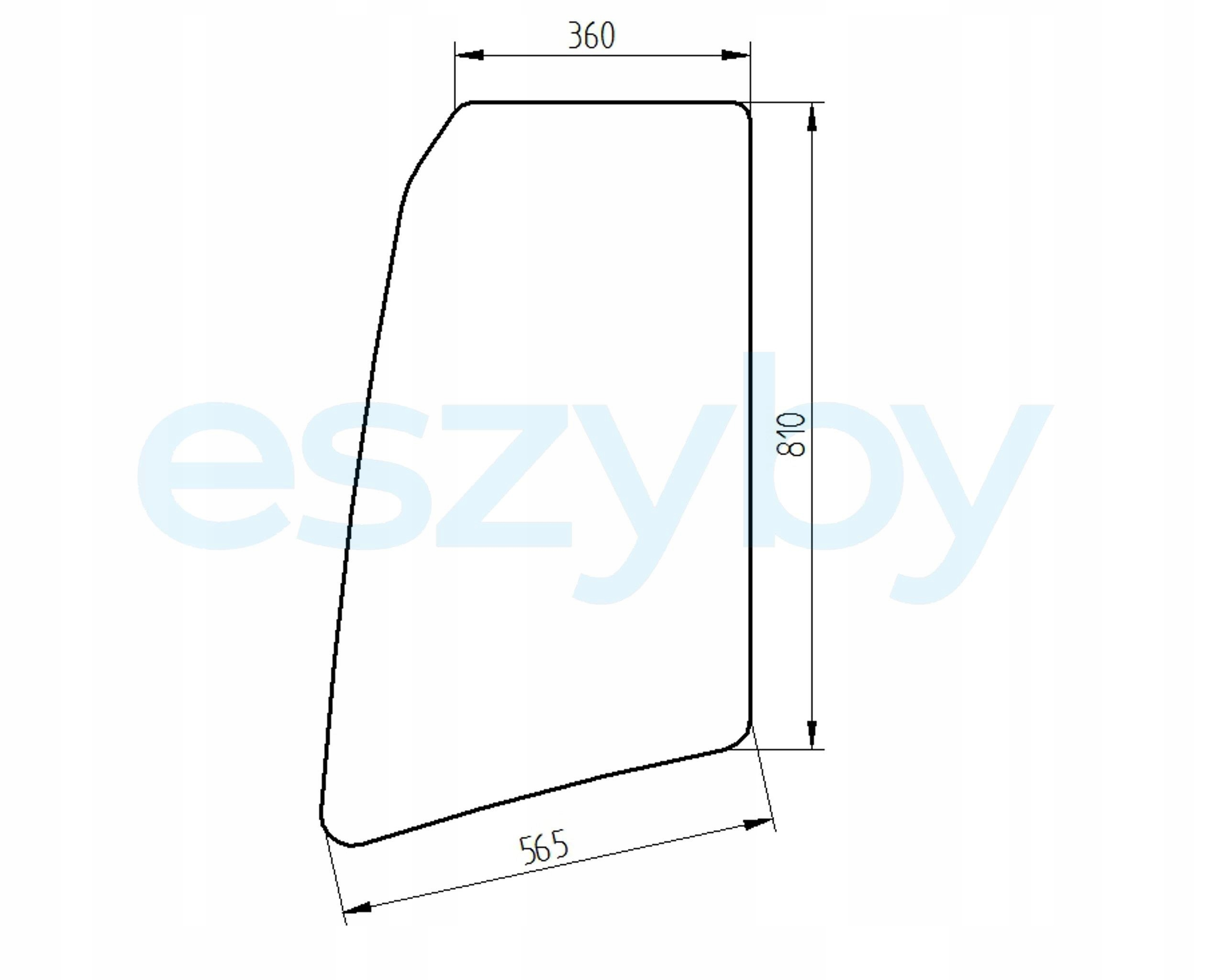 sklo bagr Volvo, Pel Job horní dveře PJ7416809