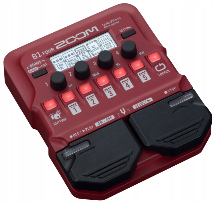 ZOOM B1 FOUR MULTIEFEKT DO GITARY BASOWEJ