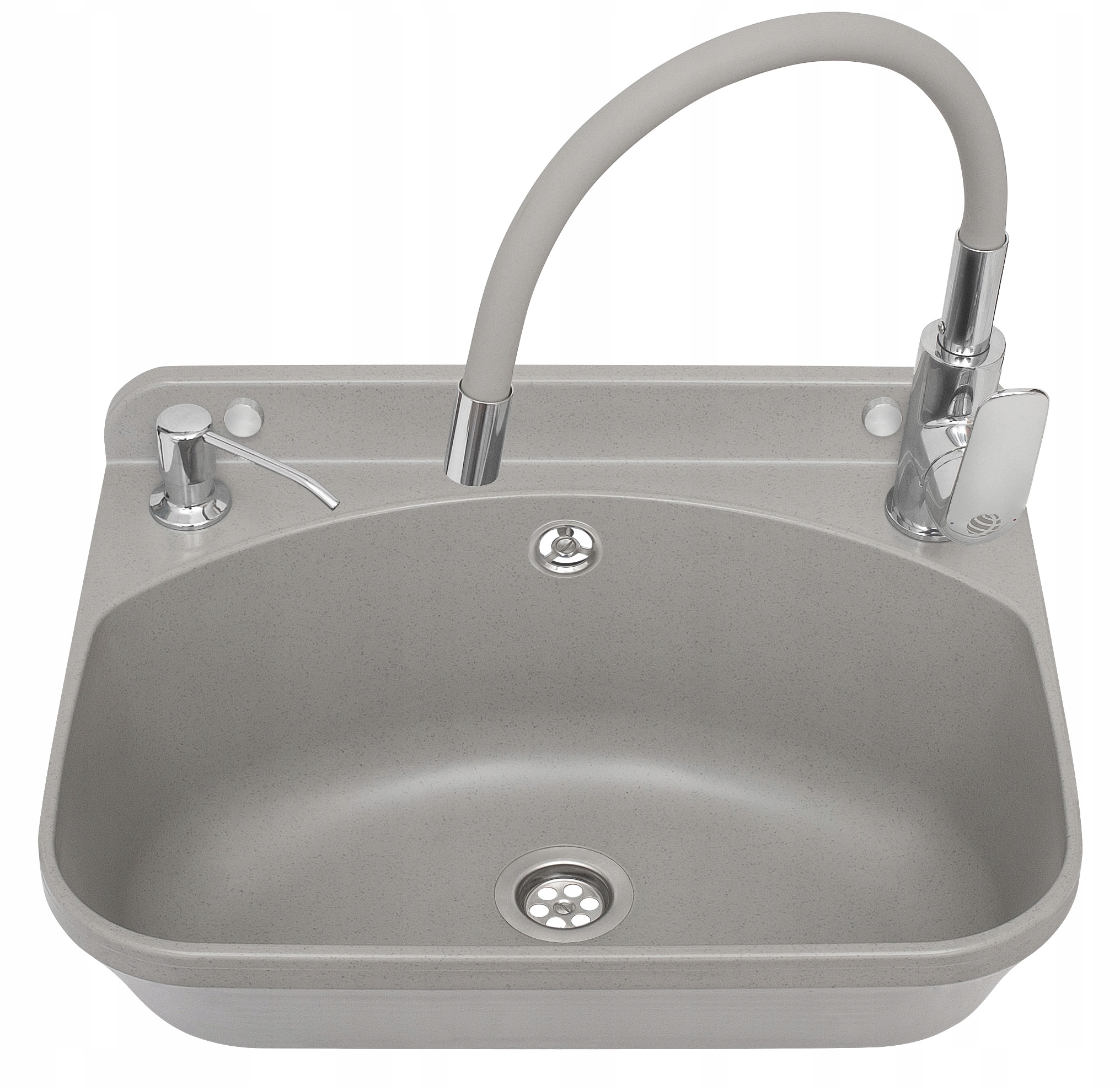 

Zlewozmywak Gospodarczy bateria +syfon+dozownik