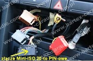 Moduł adapter AUDI tylne głośniki HALF Bose 14423 Kod producenta 14423