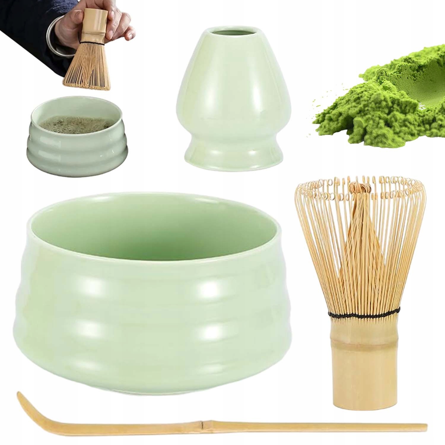 Tradiční Sada Na Matchu 4 Ks Jako Dárky S Bambusovou Metličkou