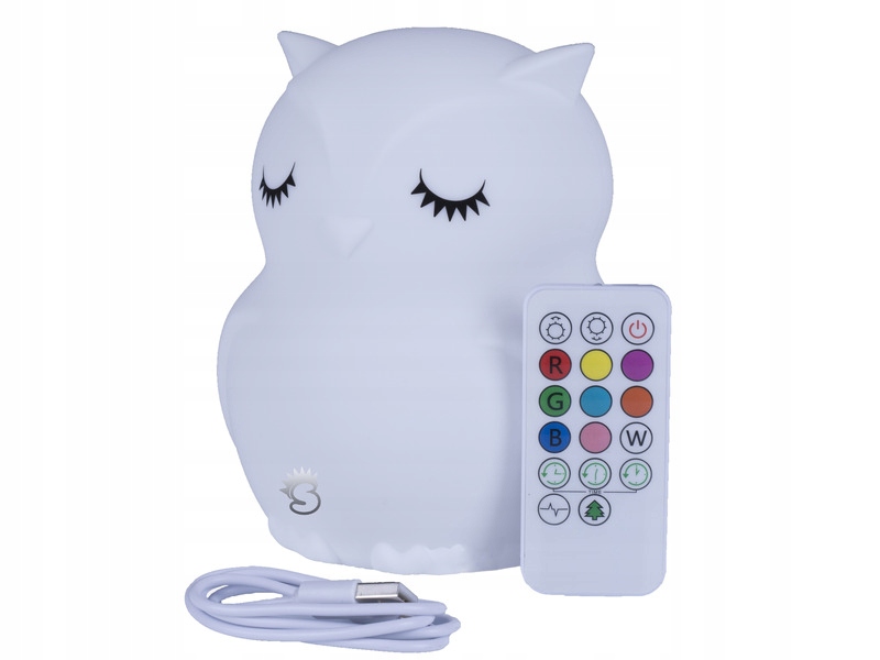 

Lampka nocna Led Mesmed Sówka MM-013 z pilotem