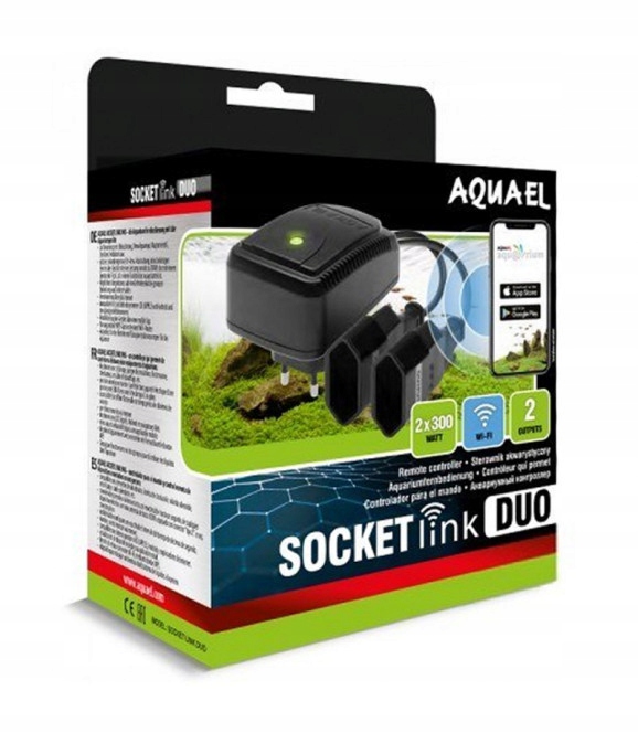 

Aquael Socket Link Duo podwójne gniazdo WiFi
