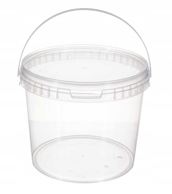 WIADRO WIADERKO PLASTIKOWE Z POKRYWKĄ 3 L ATEST