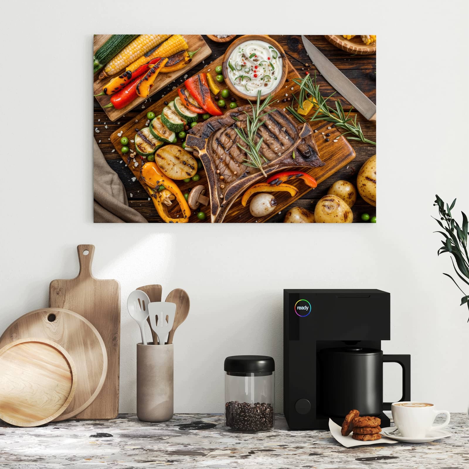 Magnetická tabule Posilek s grilla 60 × 40 cm