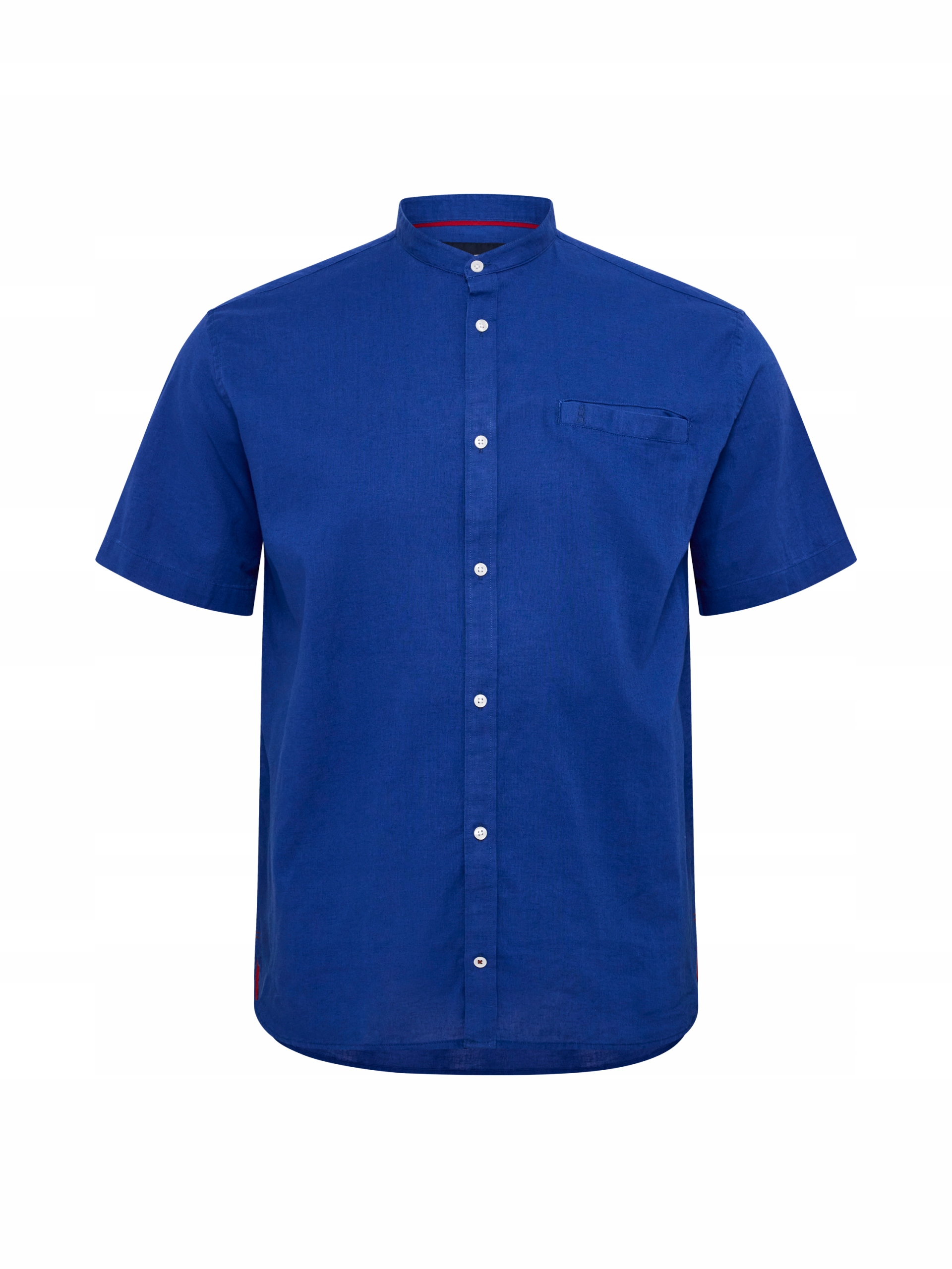 North 56°4 Velké Rozměry Lněná Košile Se Stojáčkem 3XL 148 cm