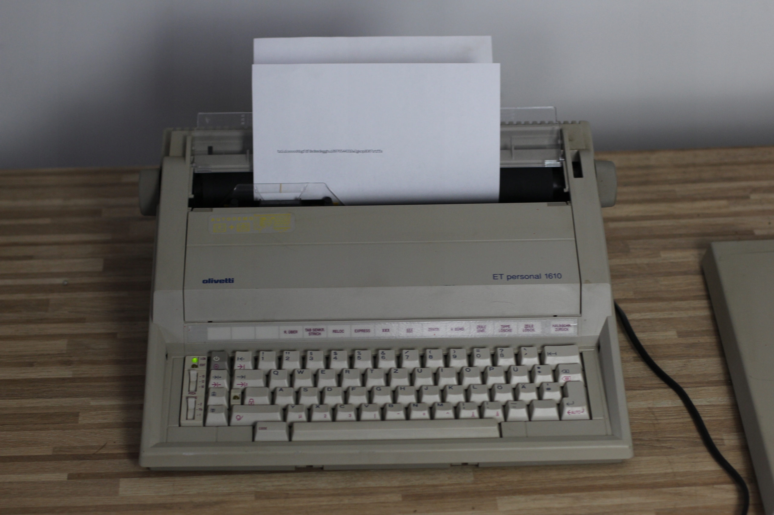 Olivetti et personal 1610 maszyna do pisania