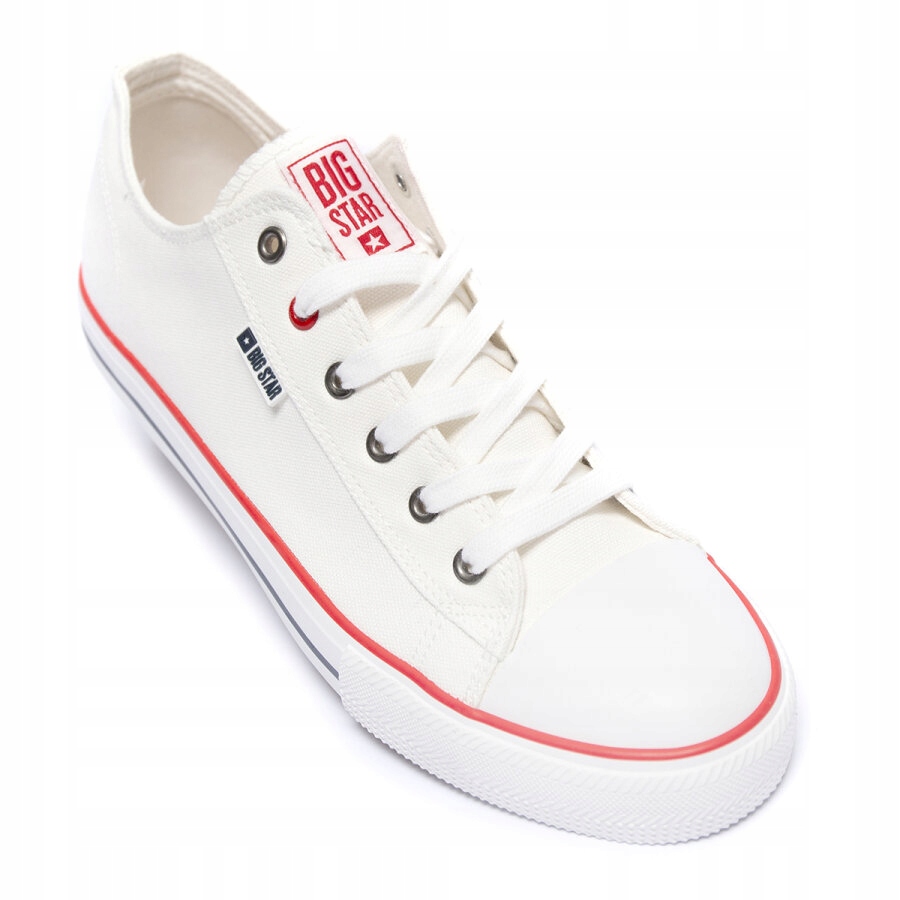 Big Star Trampki Męskie Niskie Białe JJ174600 101 47